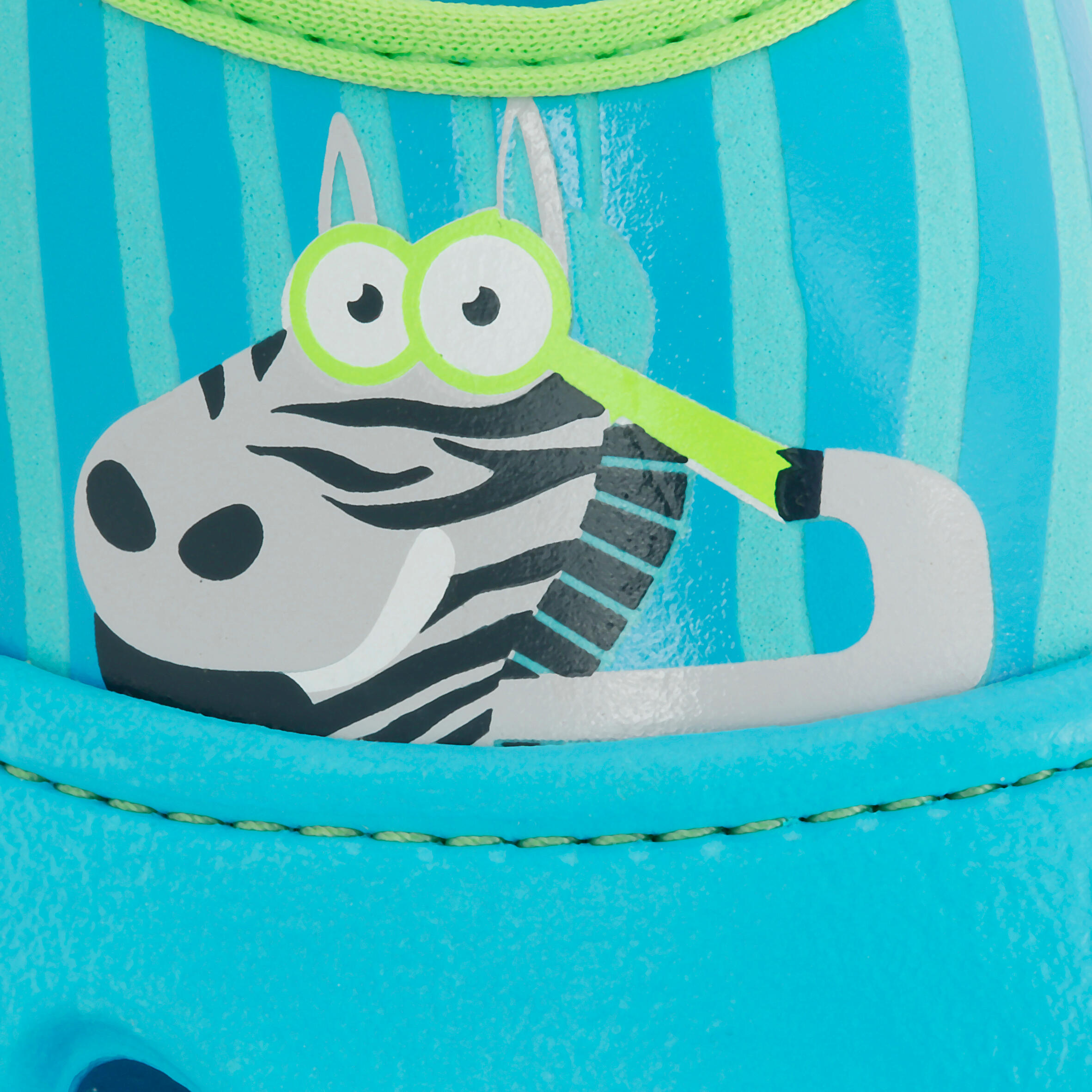 ZEBRO BOYS' POOL CLOGS - BLUE 6/6
