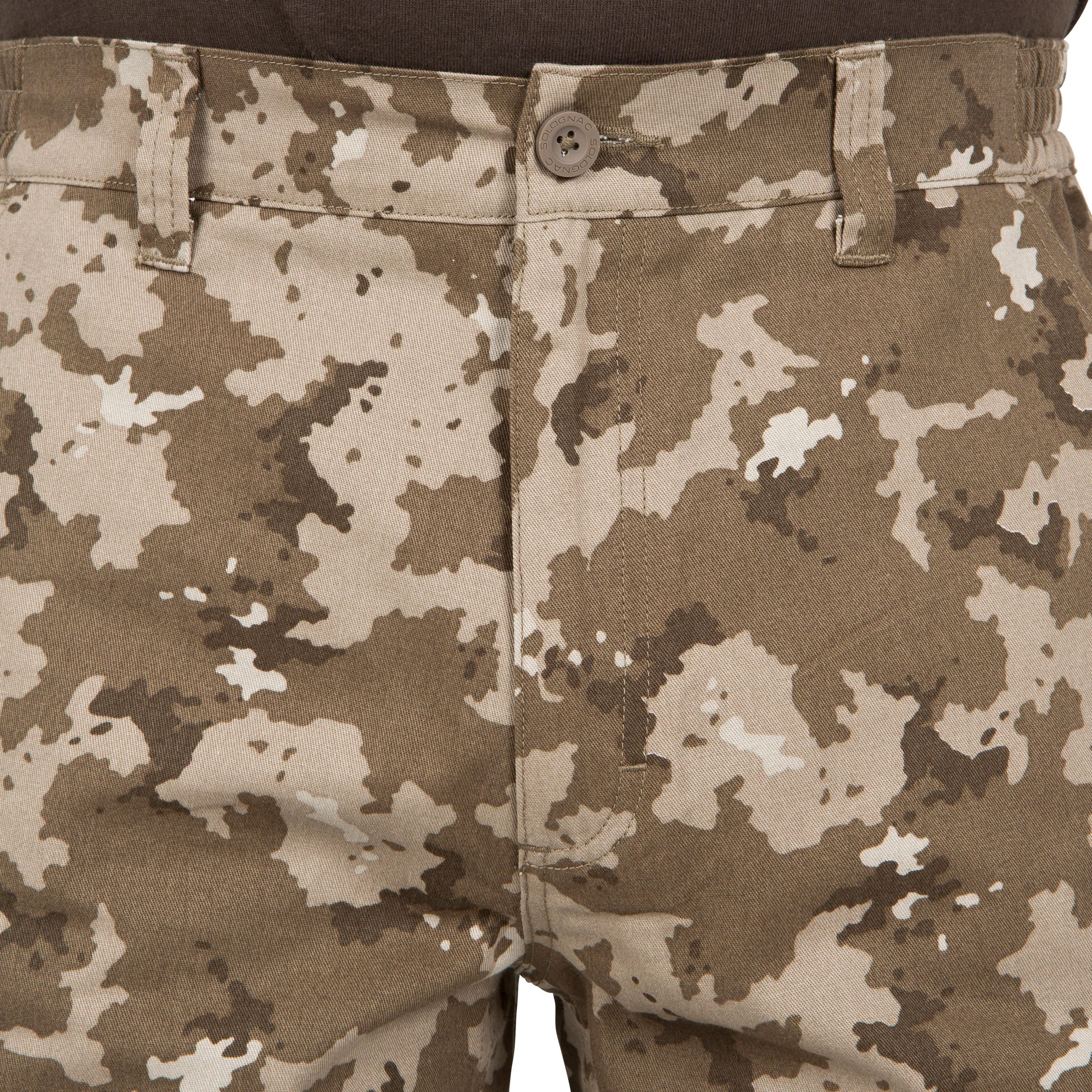 ROBUST CARGO TROUSERS STEPPE 300 CAMOUFLAGE ISLAND BEIGE 8/15