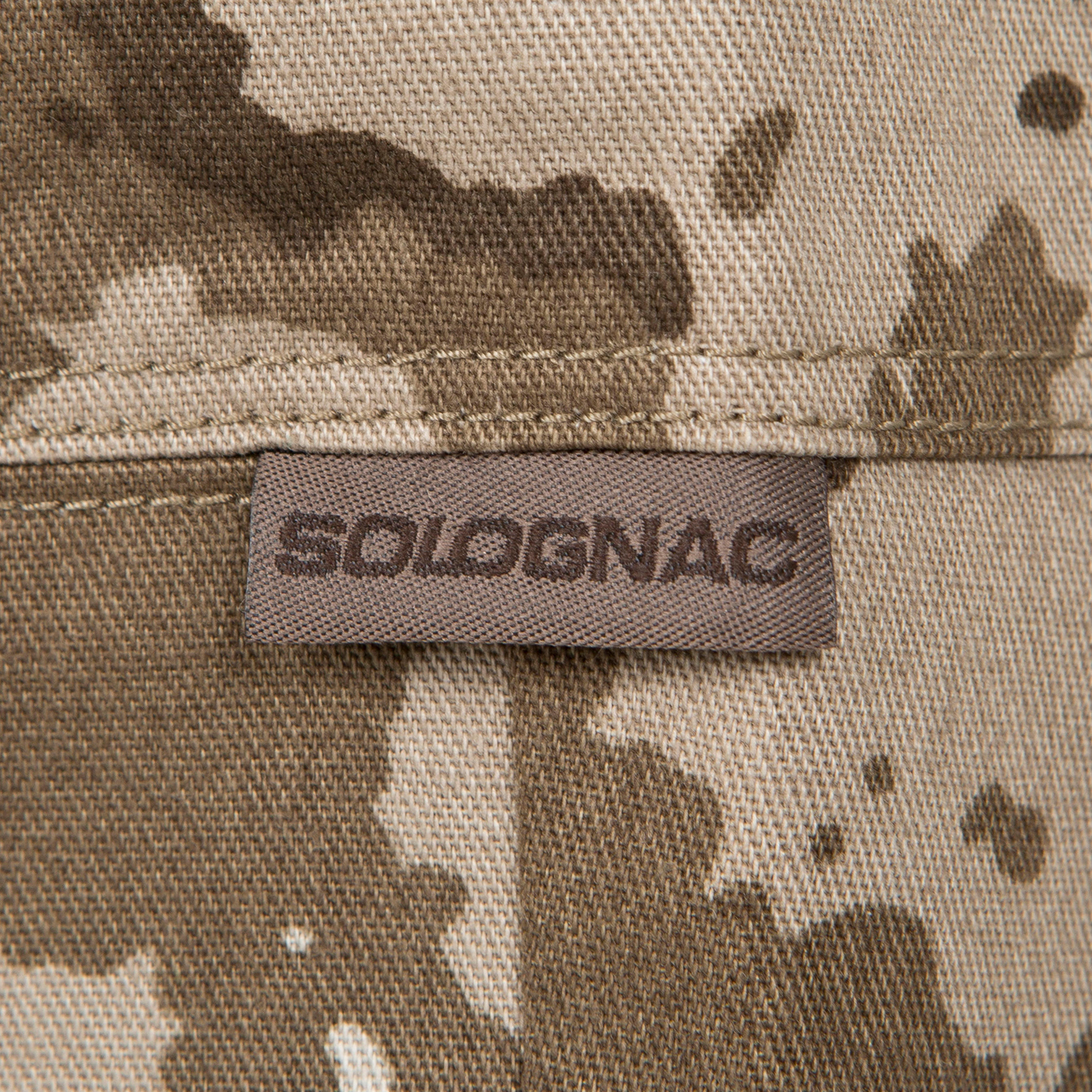 Брюки для охоты Steppe 300 камуфляжные SOLOGNAC