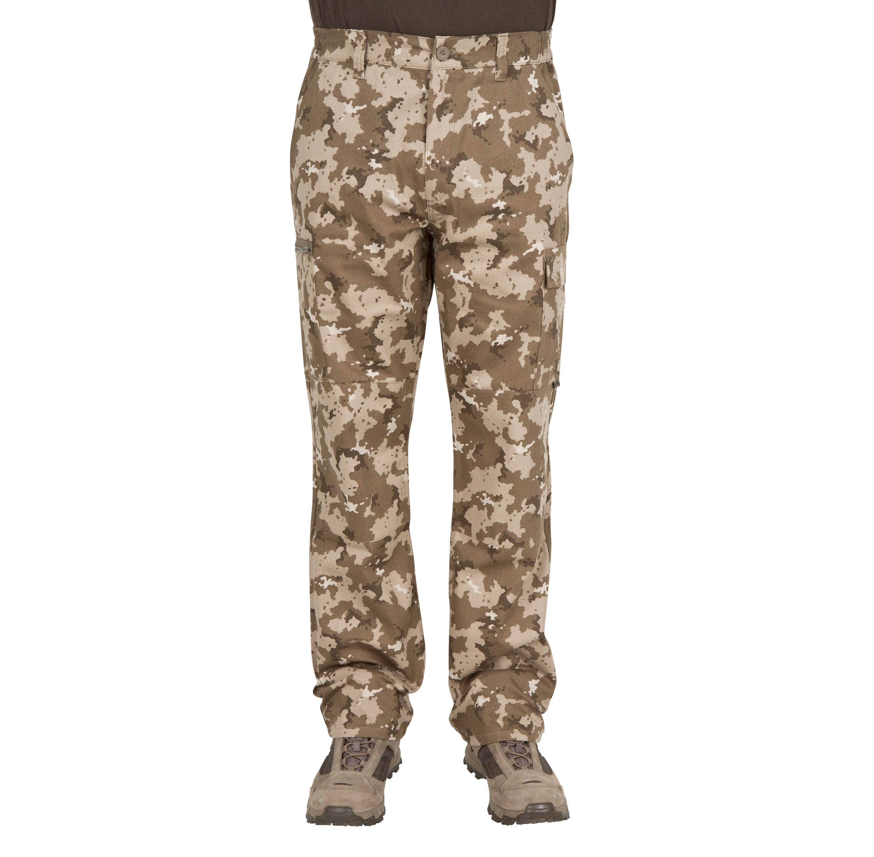 ROBUST CARGO TROUSERS STEPPE 300 CAMOUFLAGE ISLAND BEIGE 2/15