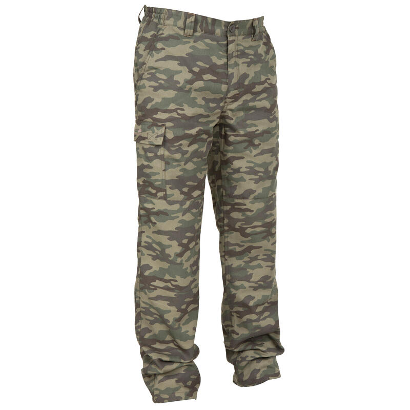 PANTALON CHASSE CHAUD CAMOUFLAGE 100