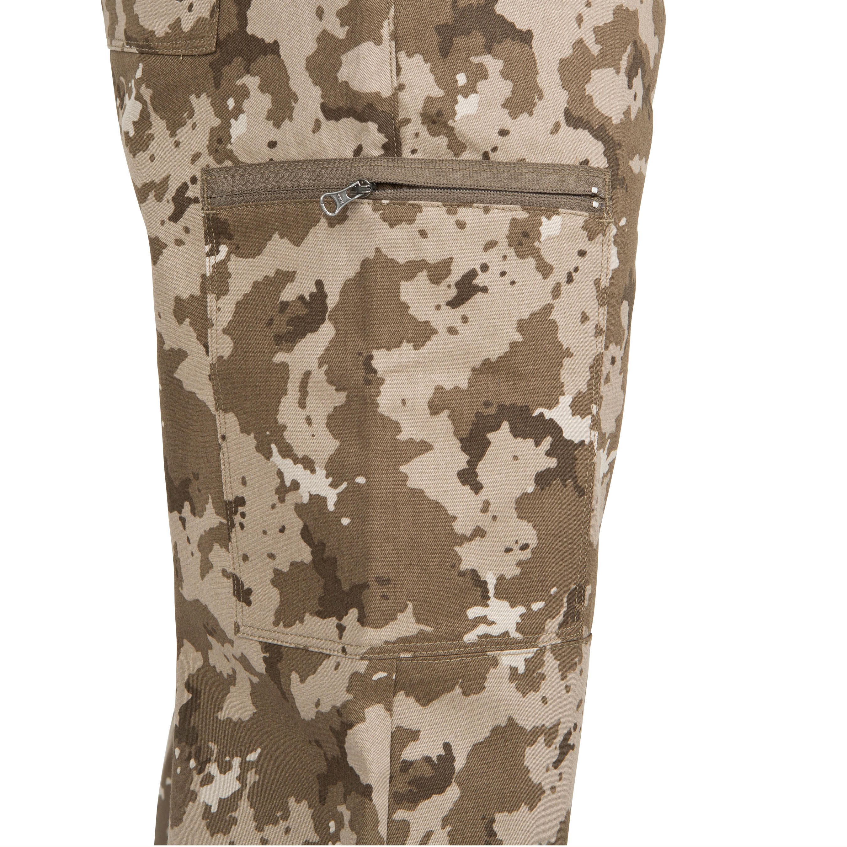 ROBUST CARGO TROUSERS STEPPE 300 CAMOUFLAGE ISLAND BEIGE 13/15