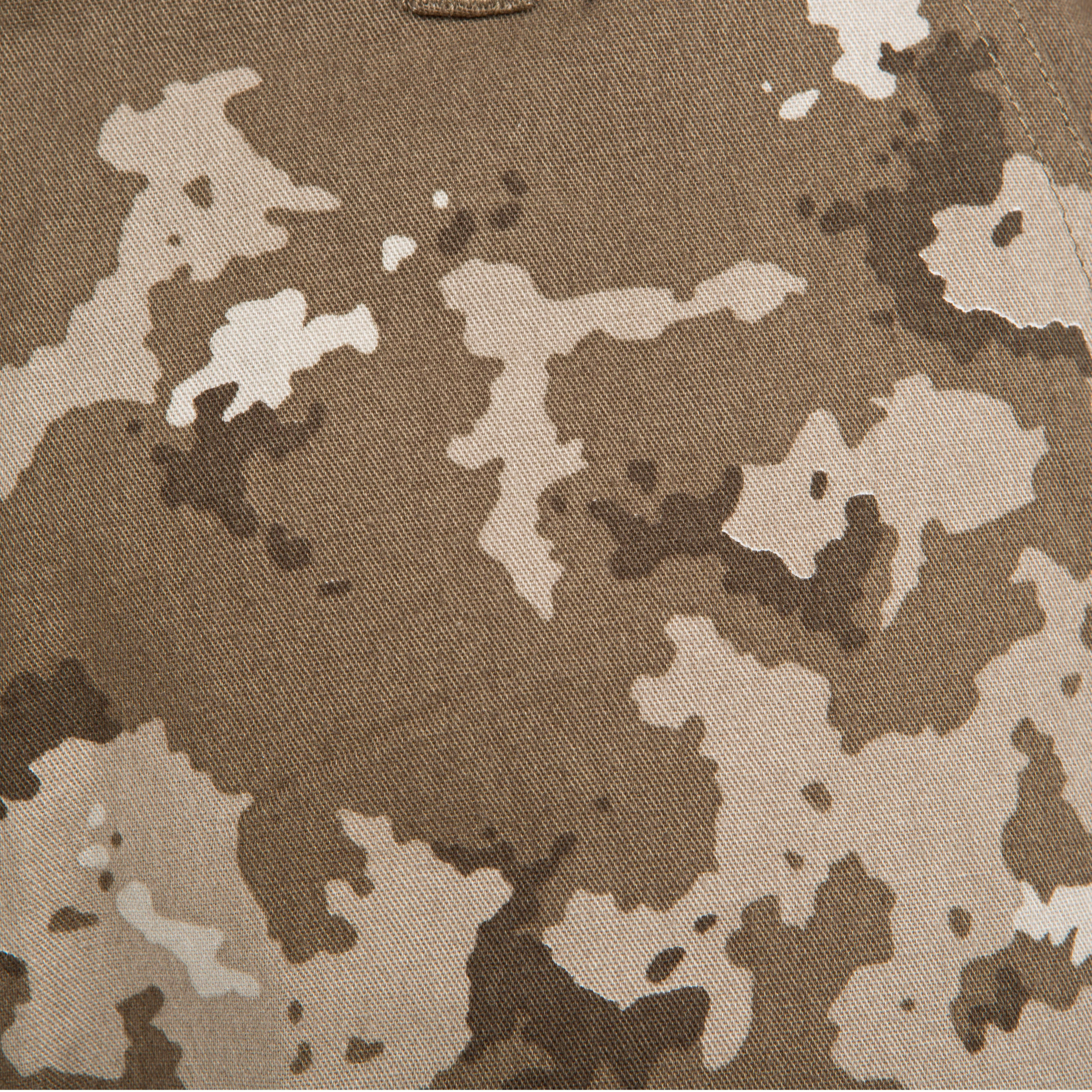 ROBUST CARGO TROUSERS STEPPE 300 CAMOUFLAGE ISLAND BEIGE 14/15