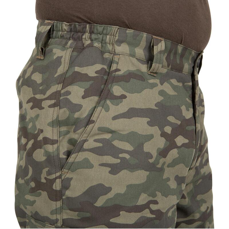 PANTALON CHASSE CHAUD CAMOUFLAGE 100