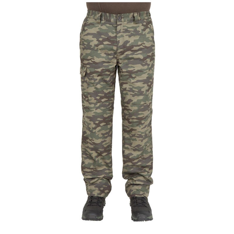 PANTALON CHASSE CHAUD CAMOUFLAGE 100