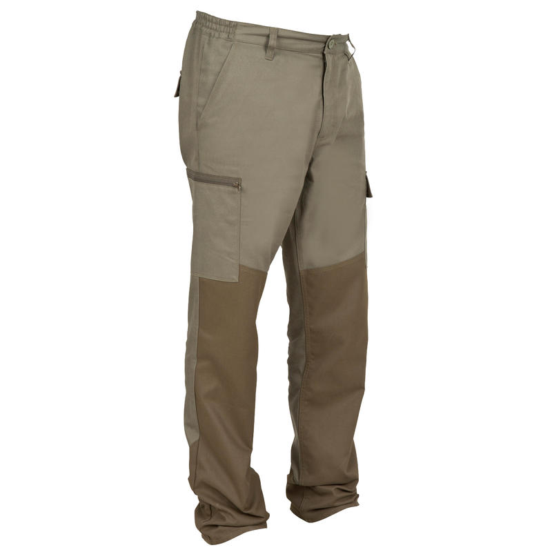 Pantalon chasse renfort 100 vert Pantalon chasse renfort 100 vert