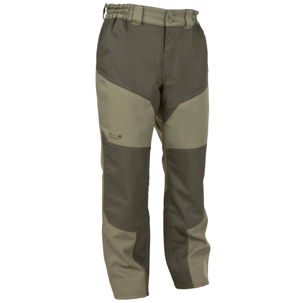 HUNTING TROUSERS SUPERTRACK 300 WATERPROOF - GREEN