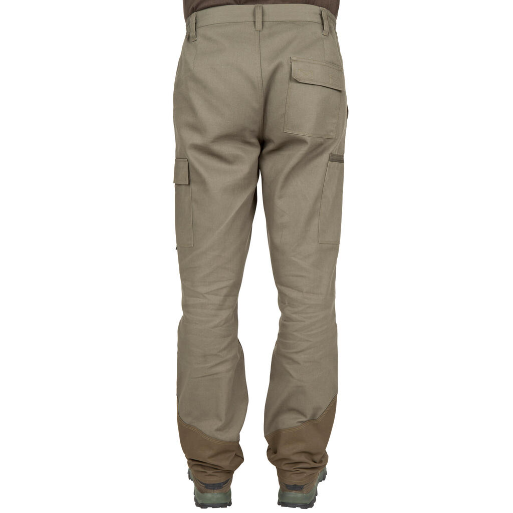 Pantalon chasse 100 vert renfort
