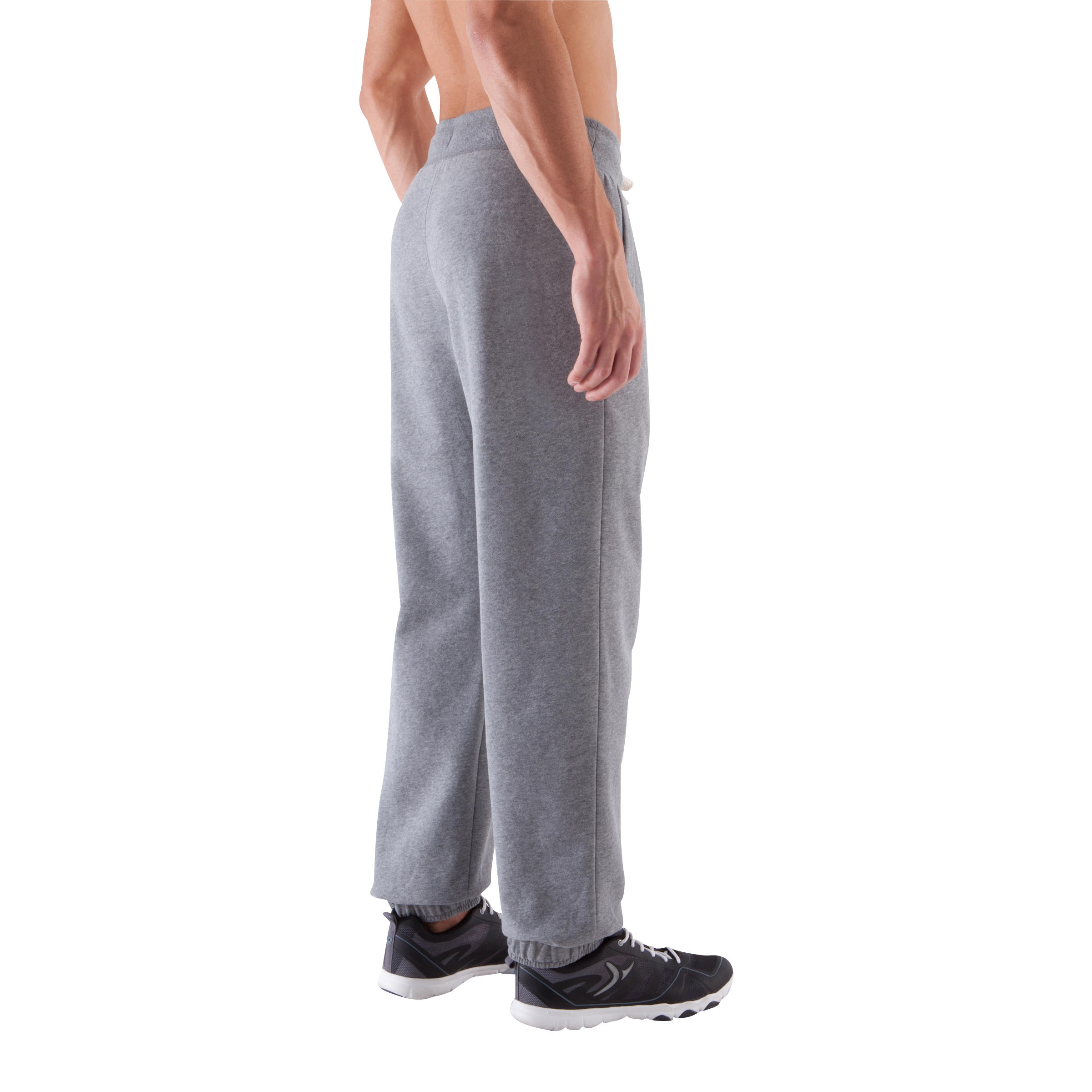 Bodybuilding Regular-fit Print Bottoms - Light Grey 3/10