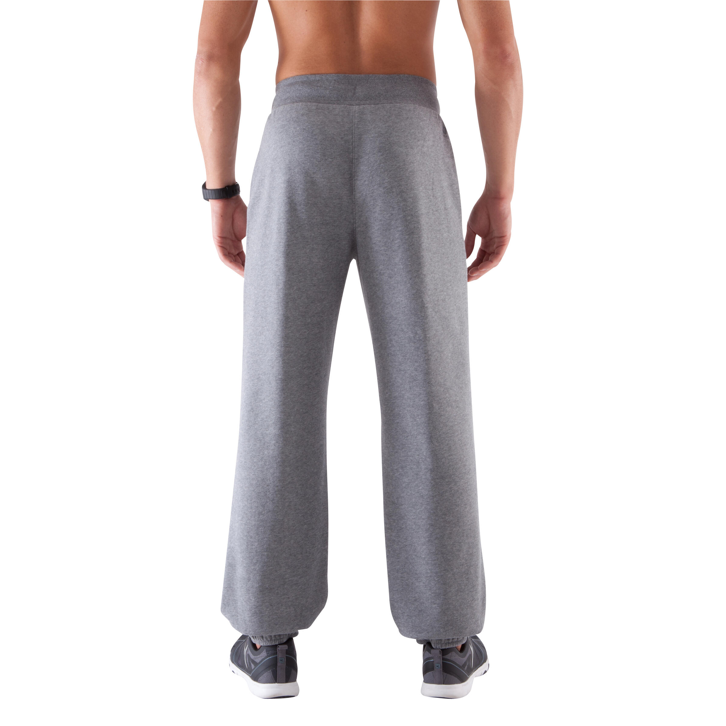 Bodybuilding Regular-fit Print Bottoms - Light Grey 4/10
