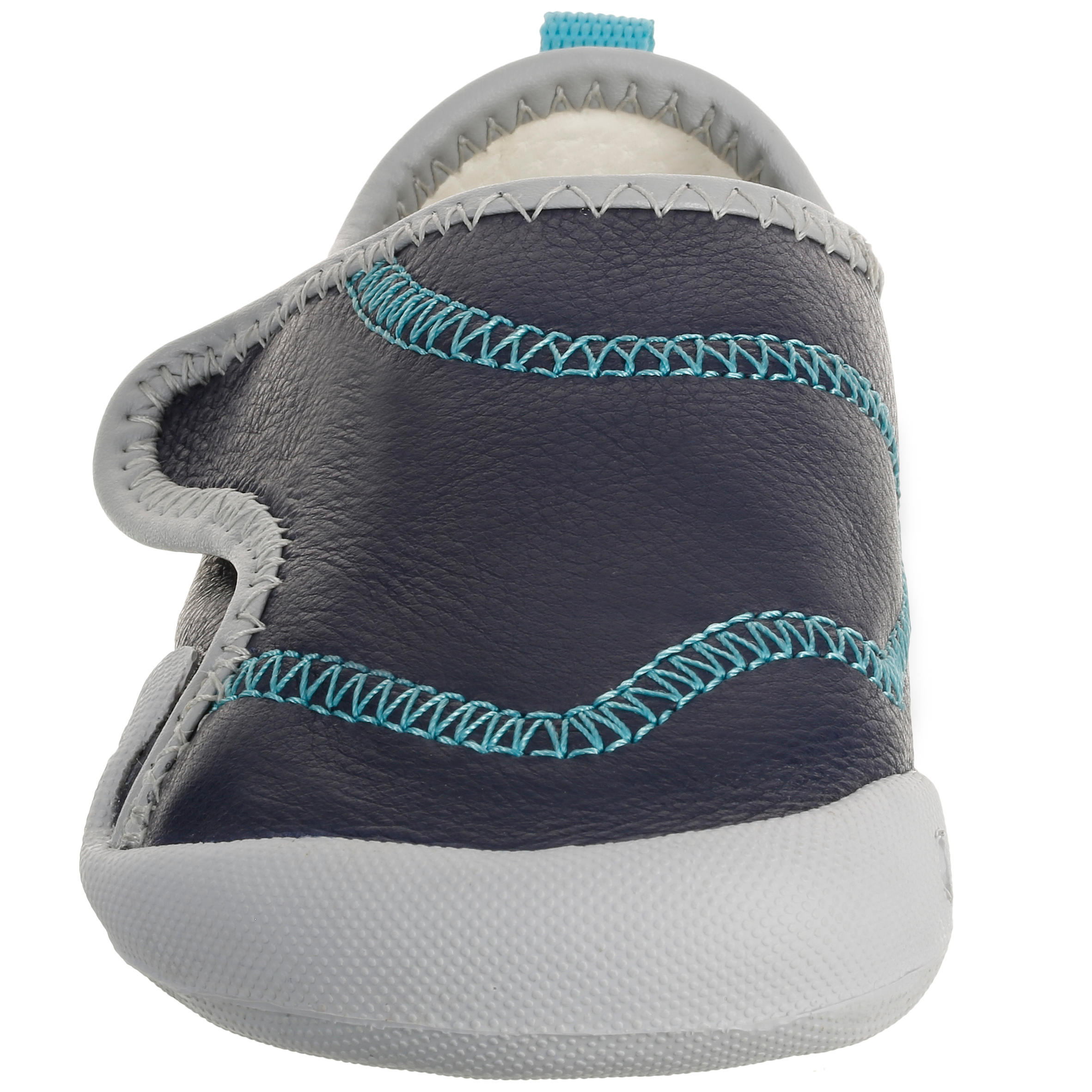 Baby Gym Light Leather Shoes - Purple 1/15