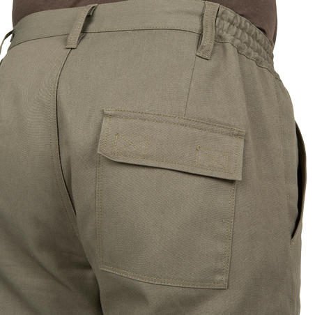 Pantalon chasse 100 vert renfort