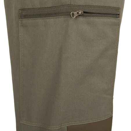 Hunting Reinforced Trousers 100 - Green