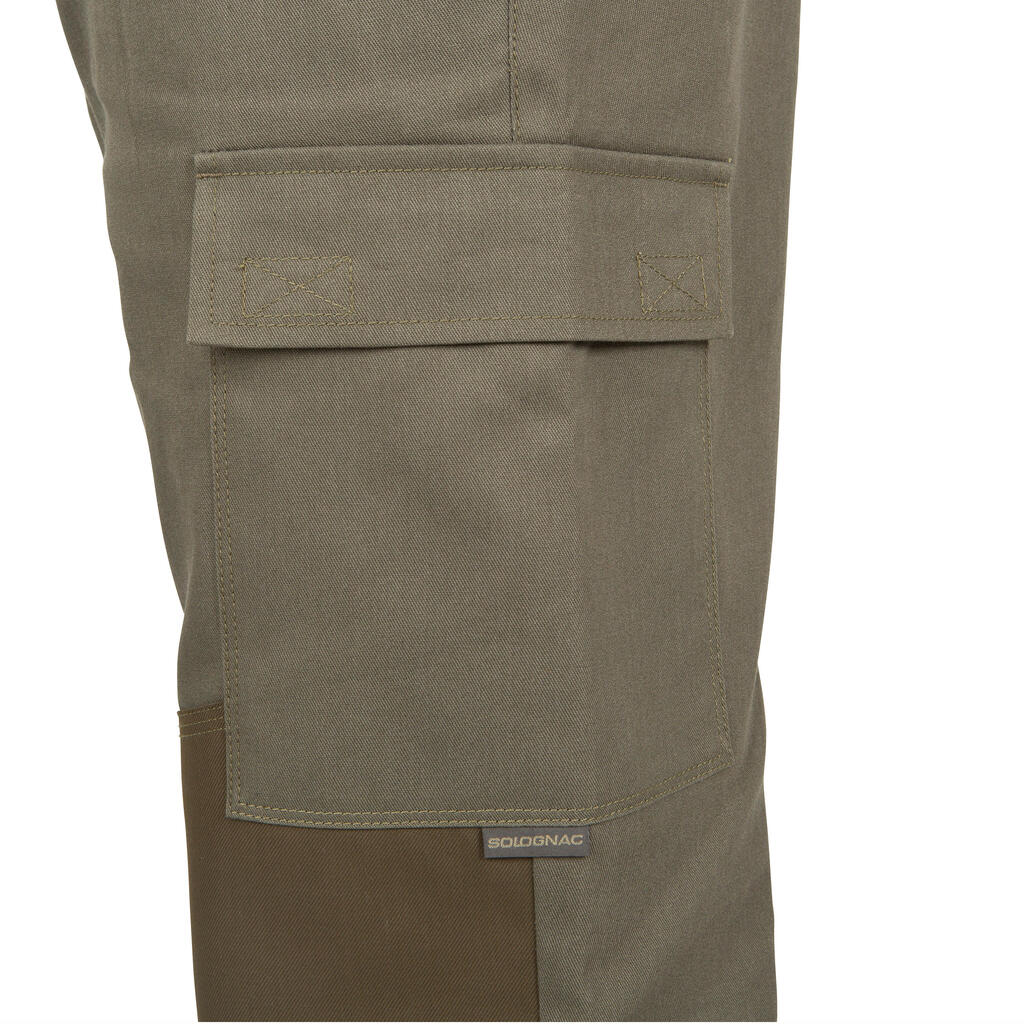 Hunting Reinforced Trousers 100 - Green