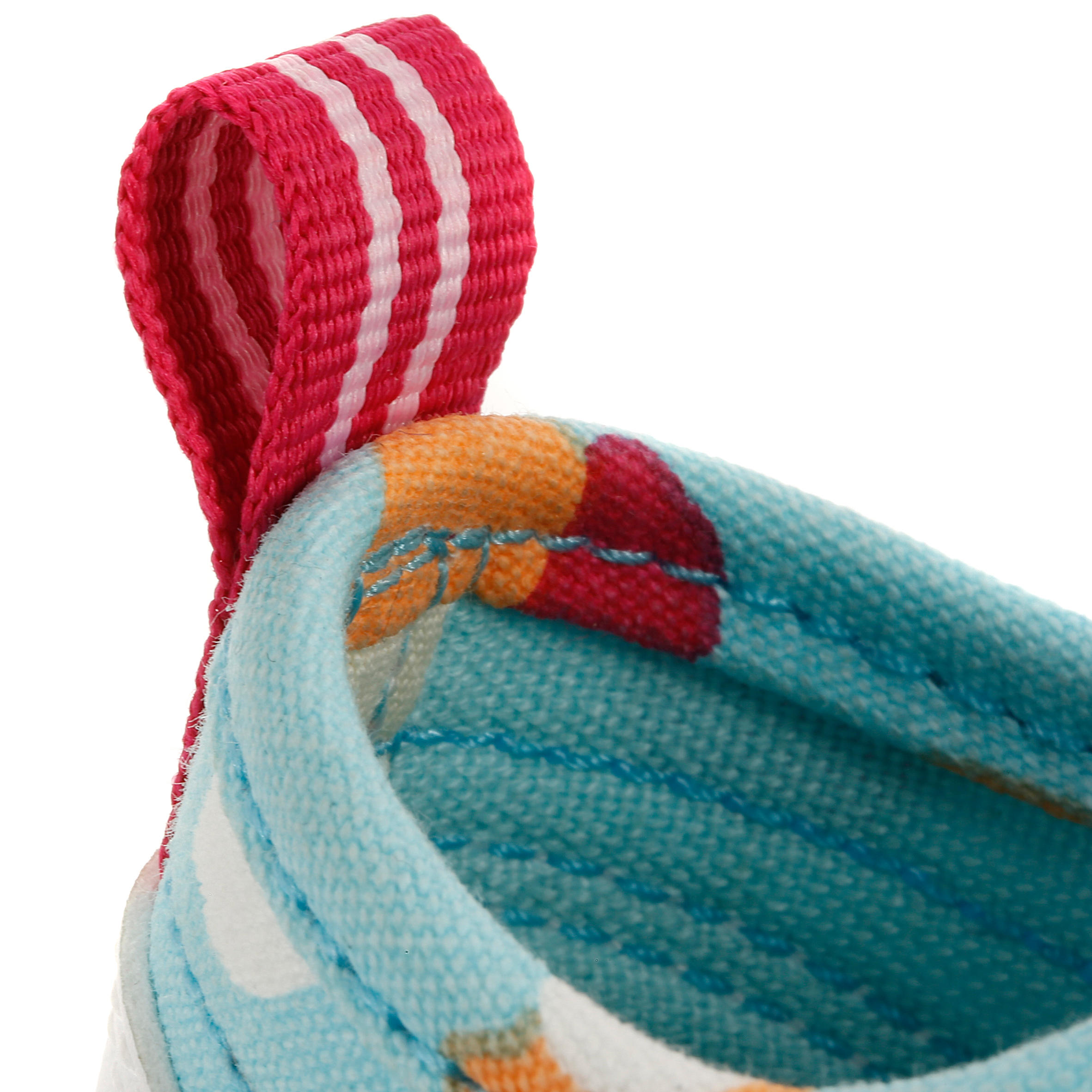 Baby Gym Canvas Shoes - Turquoise Polka Dot 16/23