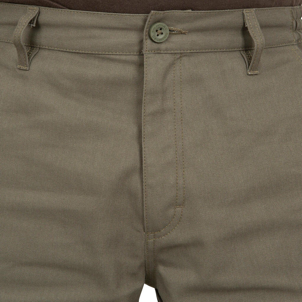 Pantalon chasse 100 vert renfort