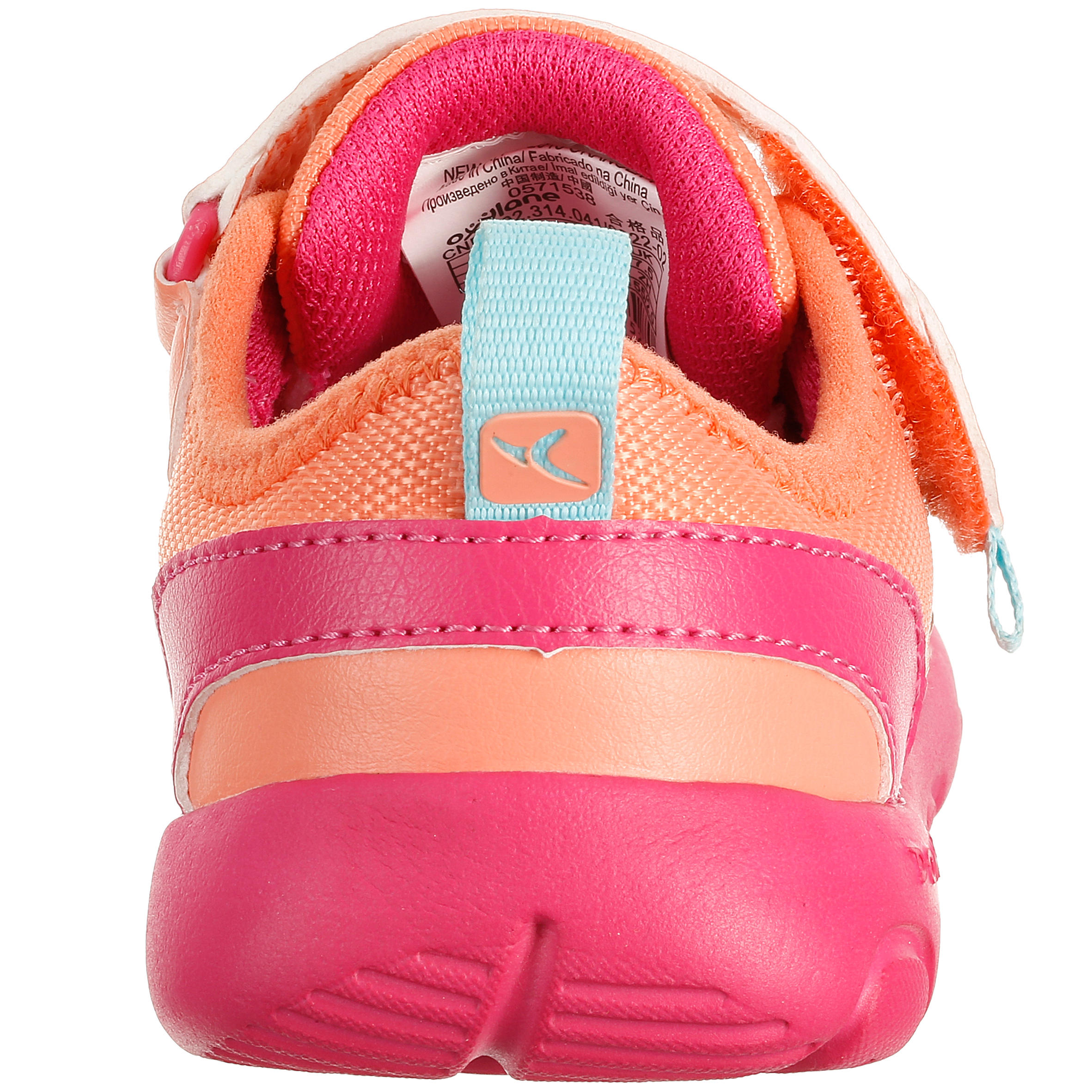 Feasy Baby Shoes - Orange/Pink 5/21