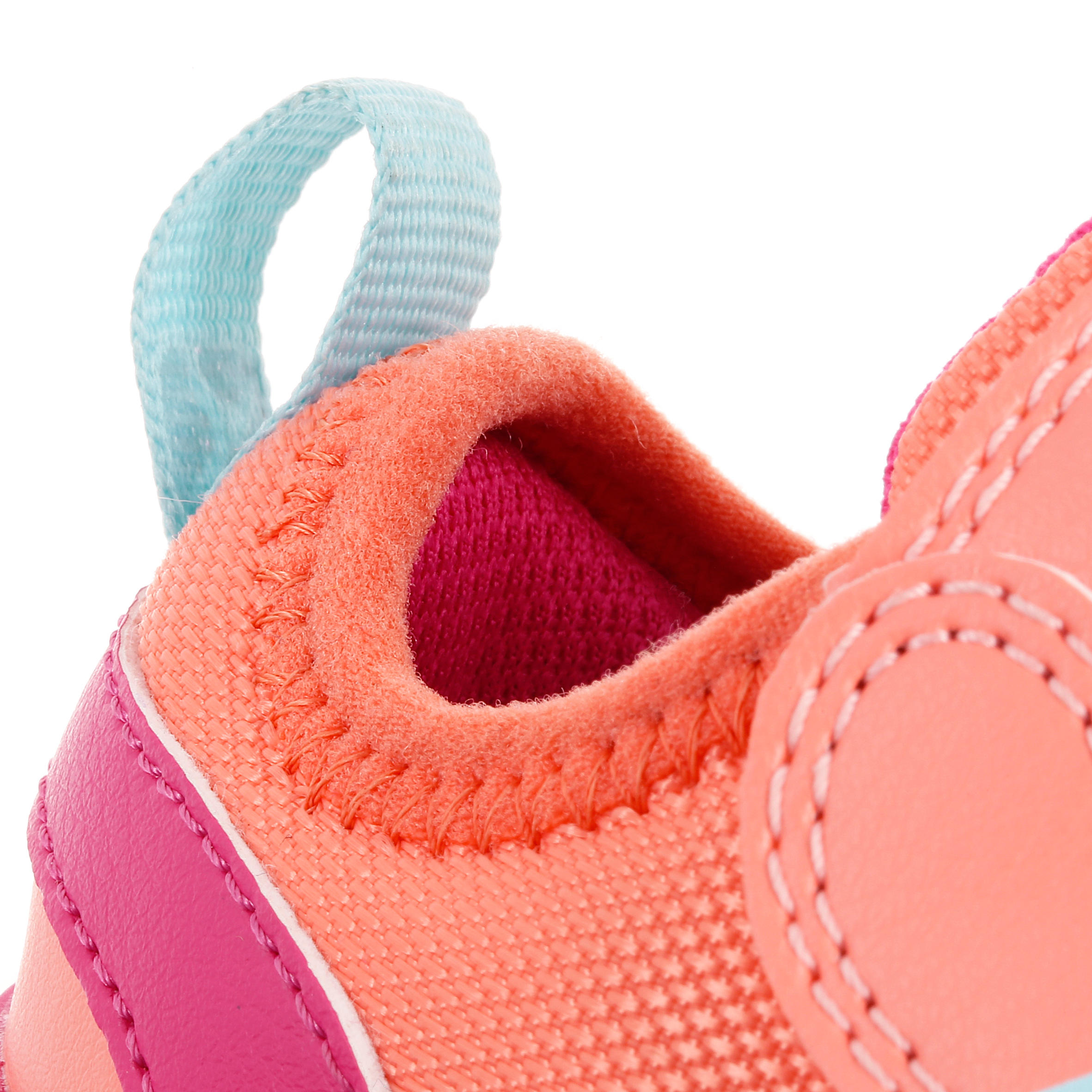Feasy Baby Shoes - Orange/Pink 12/21