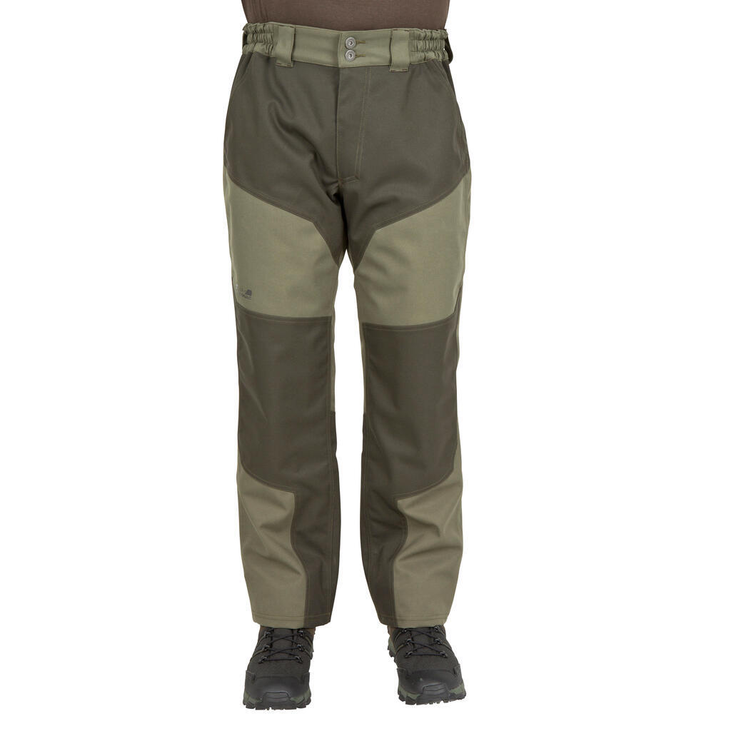 HUNTING TROUSERS SUPERTRACK 300 WATERPROOF - GREEN