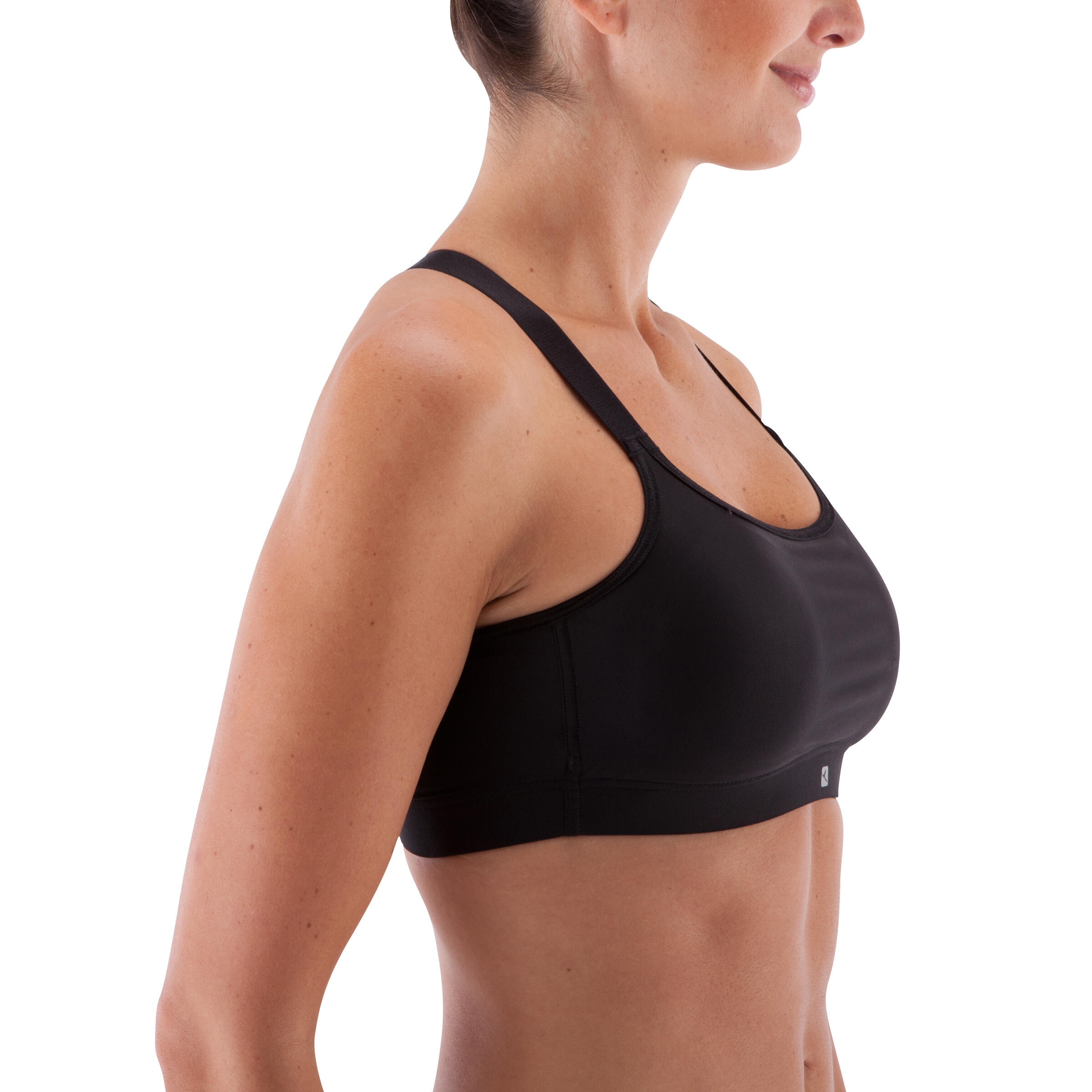 Active Women's Fitness Sports Bra - Black 3/12