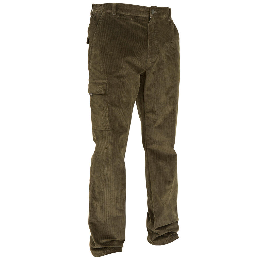 JAGDHOSE VELOURS 300 GRÜN