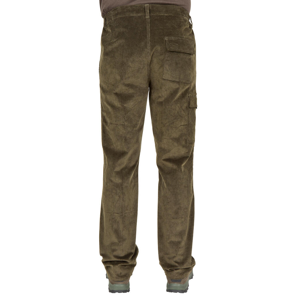 JAGDHOSE VELOURS 300 GRÜN