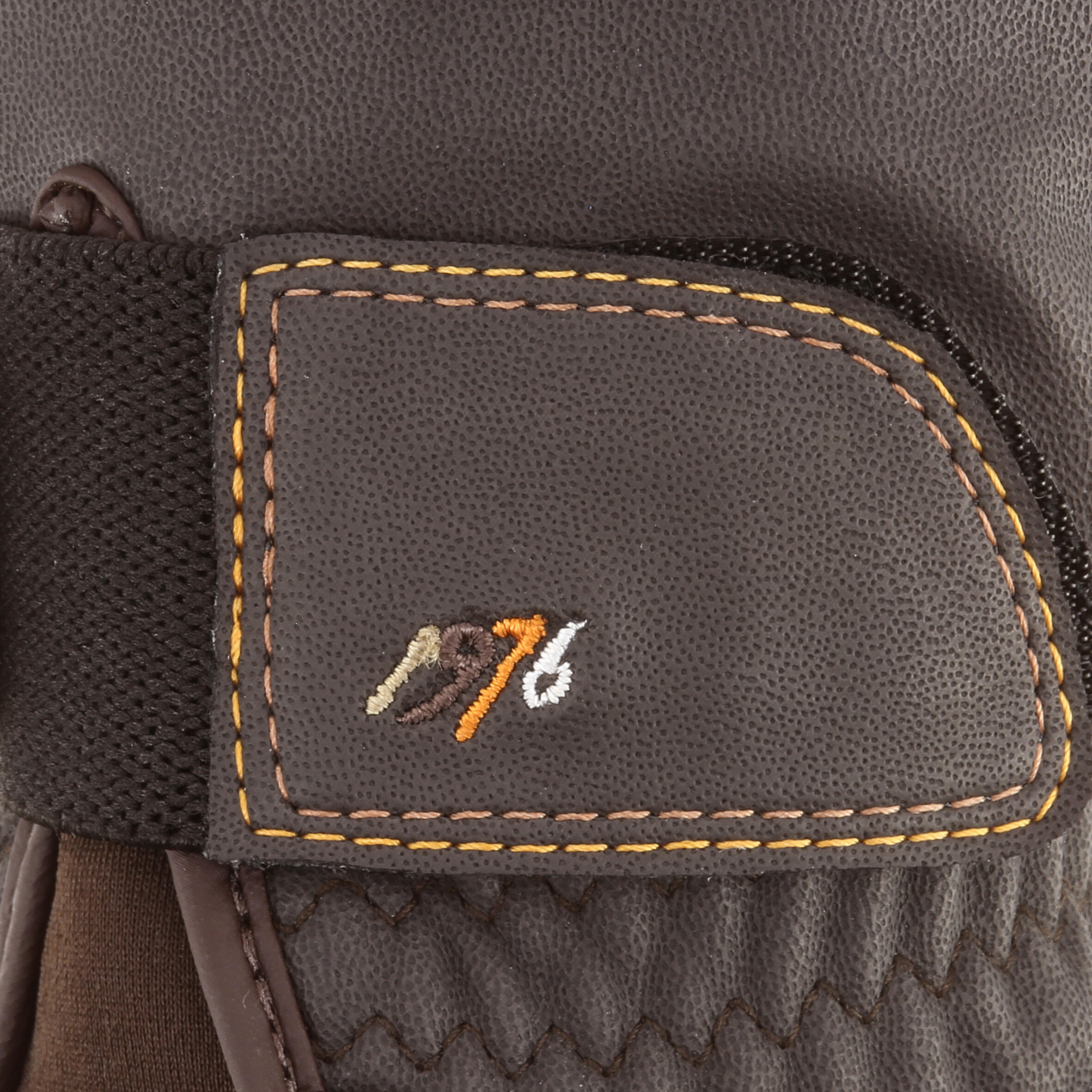 Hexagirls Adult Horse Riding Gloves - Dark Brown 13/15