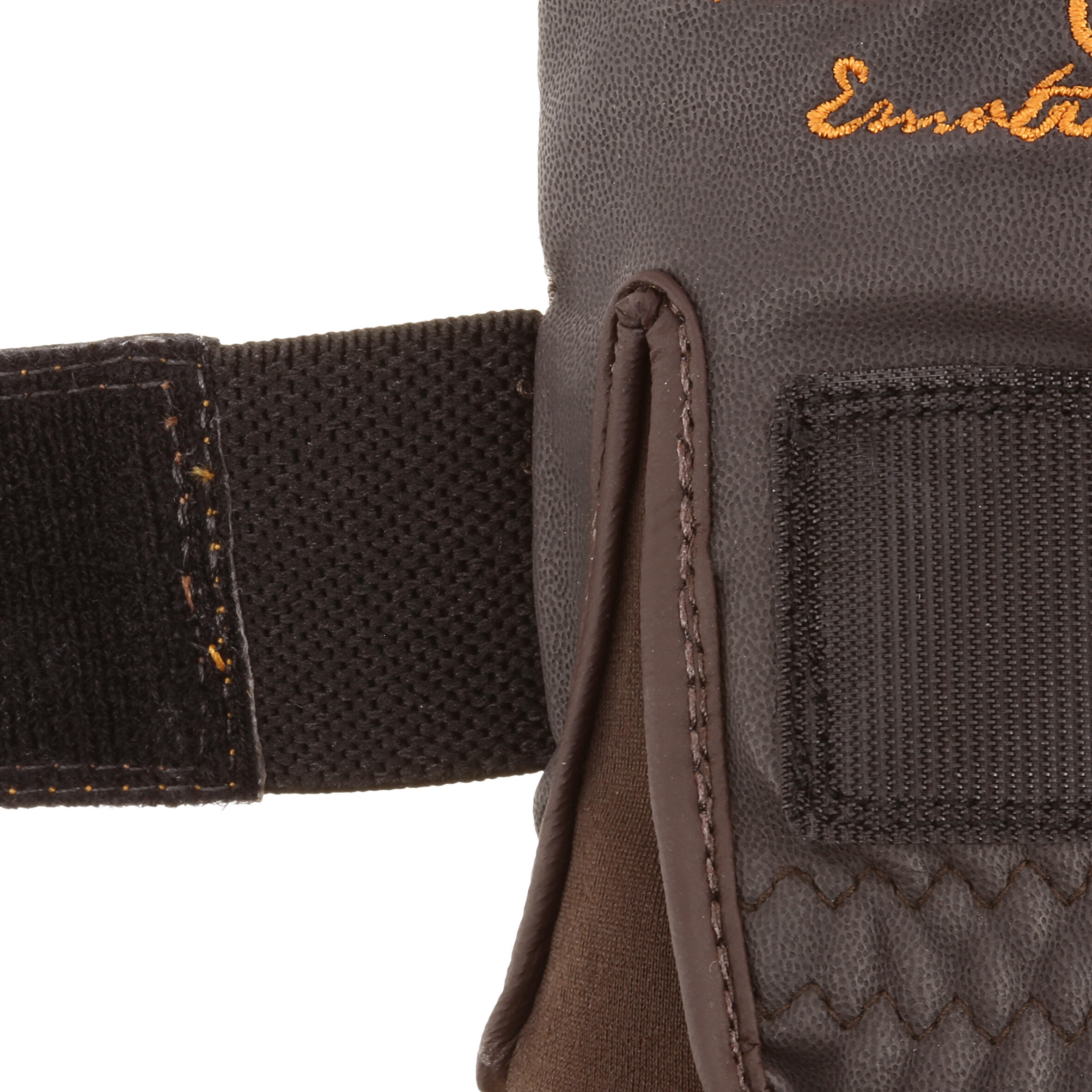 Hexagirls Adult Horse Riding Gloves - Dark Brown 11/15