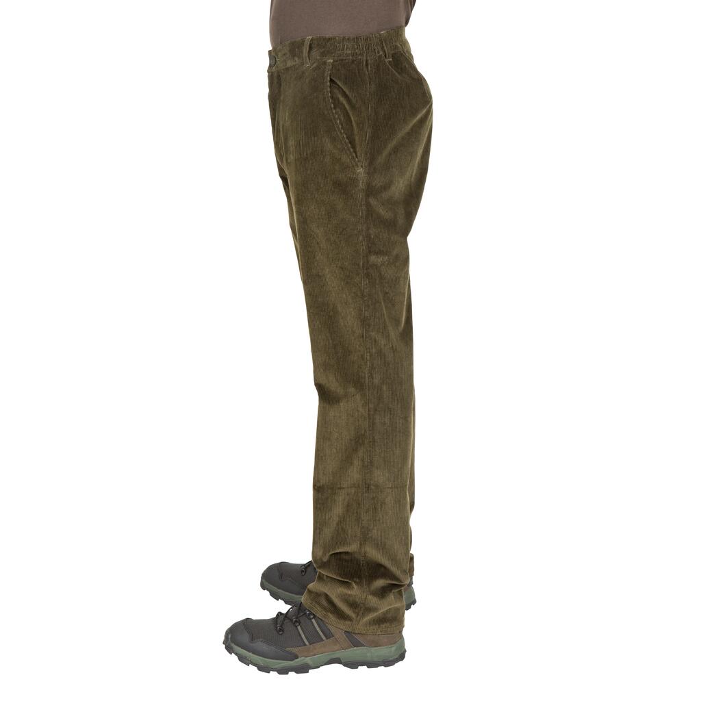 JAGDHOSE VELOURS 300 GRÜN