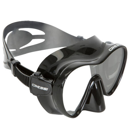 Potápačská maska F1 bez rámu čierna