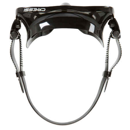 Adult Snorkelling and Sea Diving Frameless Mask Cressi F1 black