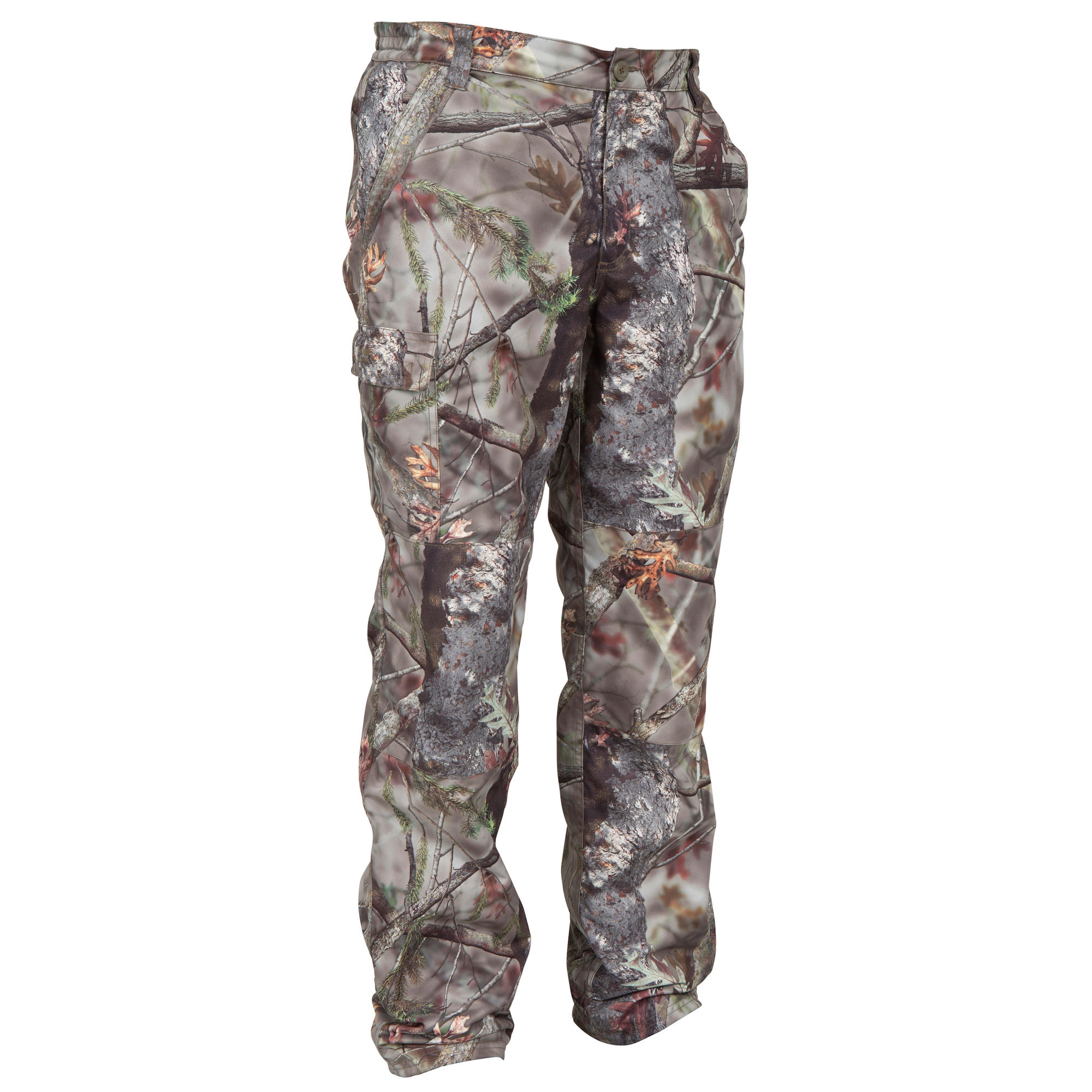 PANTALON CHASSE POSIKAM 100 CAMOUFLAGE IMPERMEABLE MARRON ...