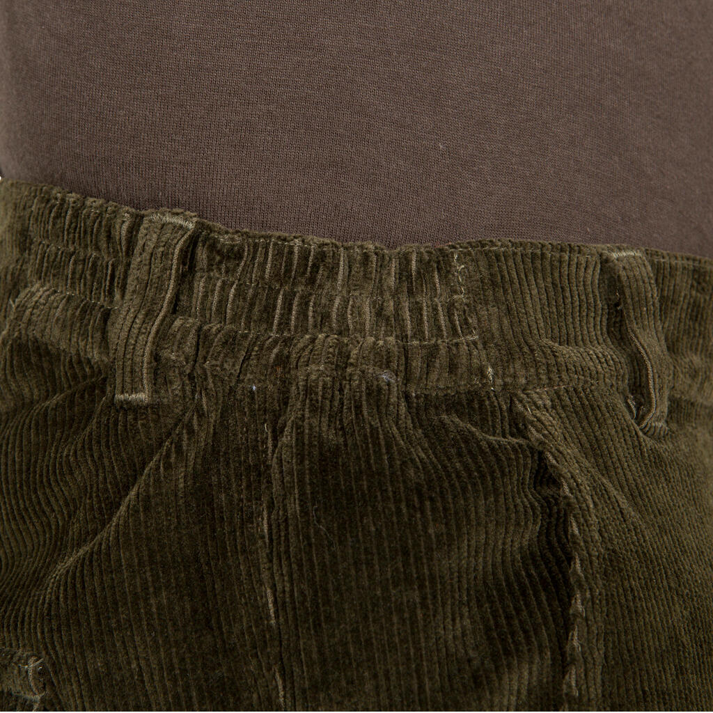 JAGDHOSE VELOURS 300 GRÜN