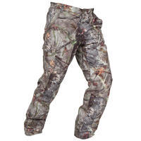HUNTING WARM TROUSERS 100 - CAMOUFLAGE BROWN