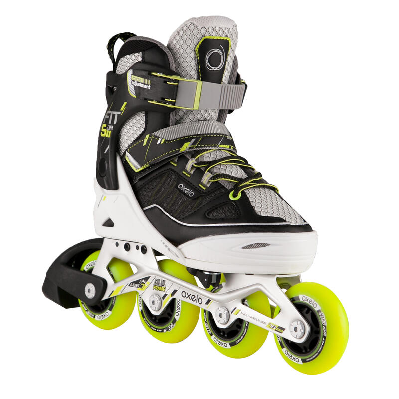 Roller fitness bambino FIT 5 giallo-bianco
