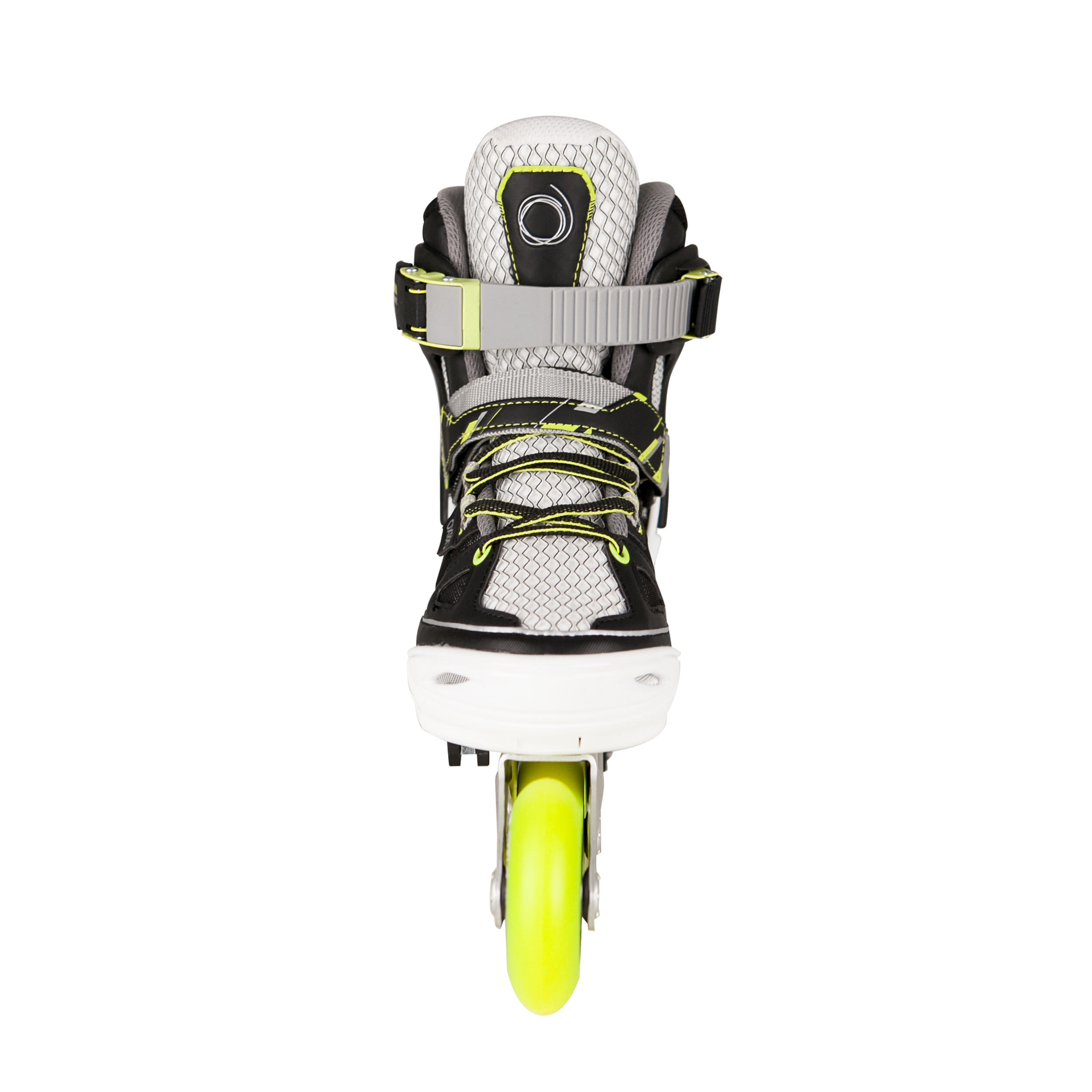 Fit 5 Jr Kids' Inline Fitness Skates - Yellow/White 3/8