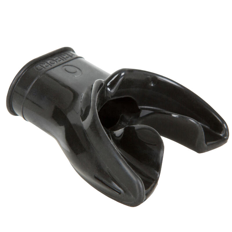 Men's SCD dive regulator silicone monodensity mouthpiece L black