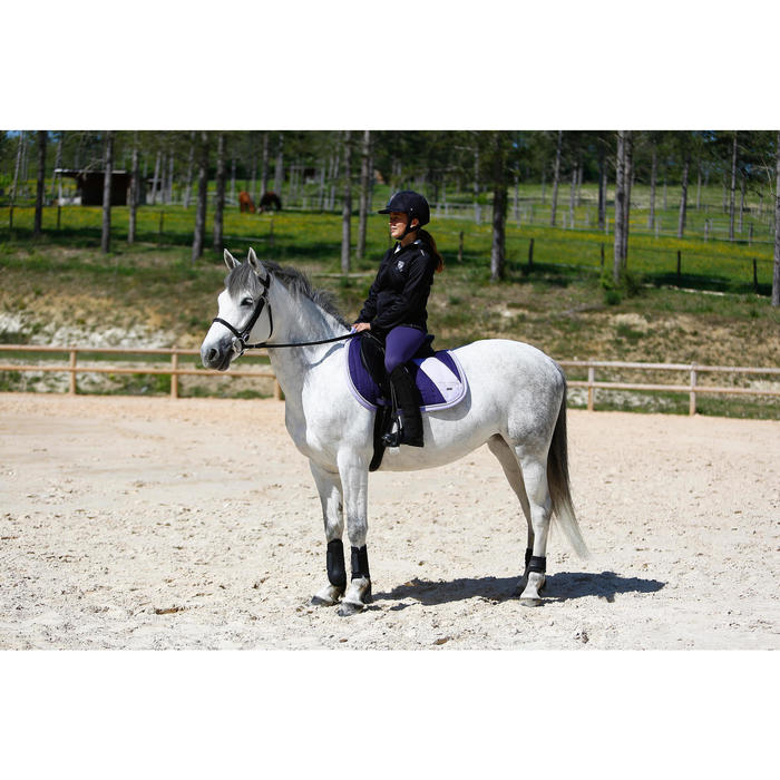 Fouganza SELLE POLYVALENTE SYNTHÉTIQUE ÉQUIPÉE ÉQUITATION ...