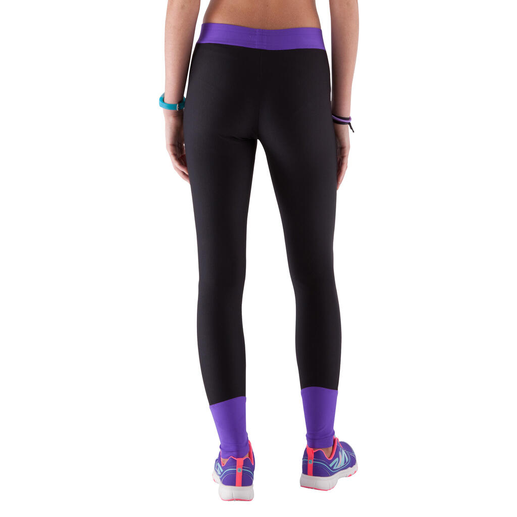 Leggings Kinder schwarz rosa