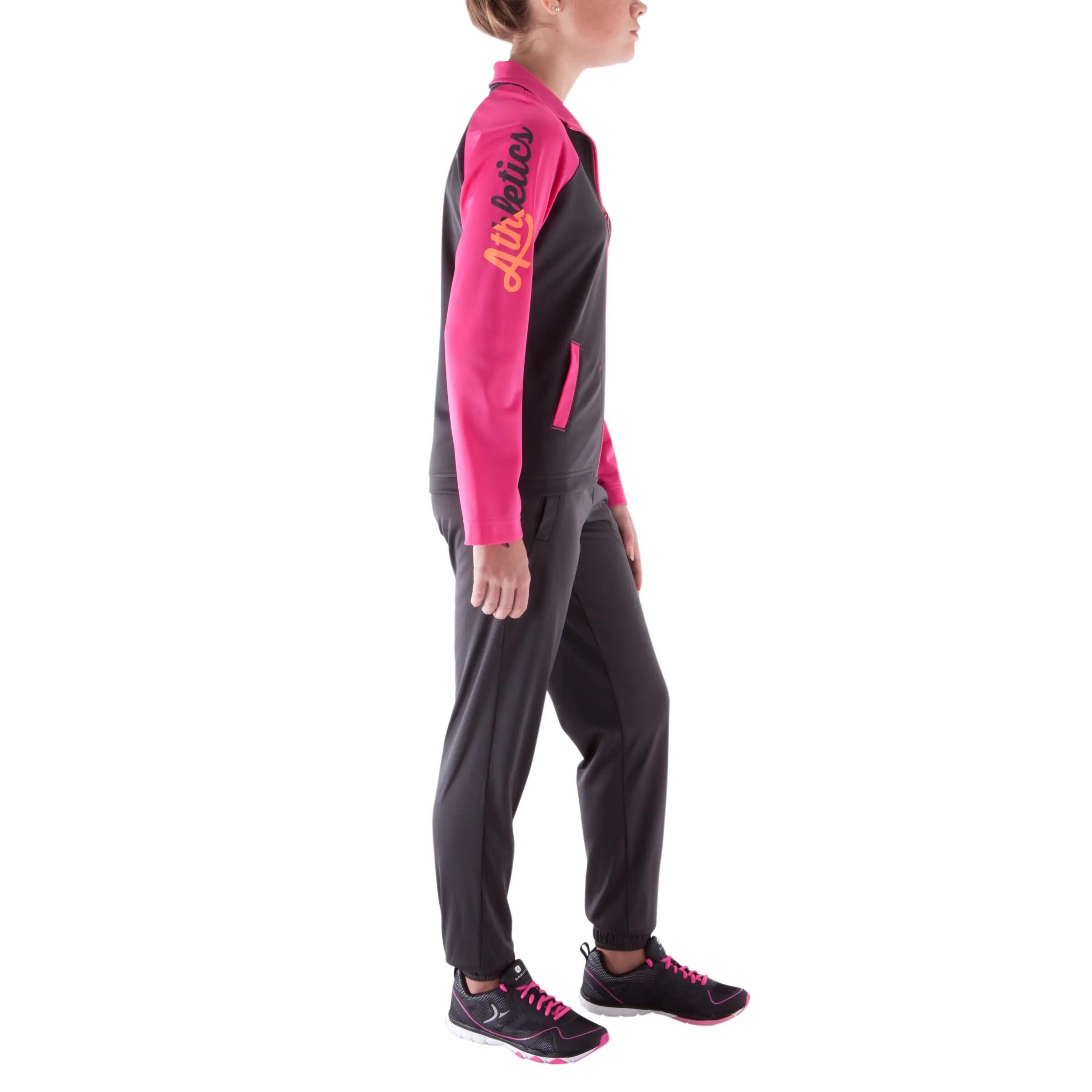Teddy+ Girls' Gym Tracksuit - Pink 3/12