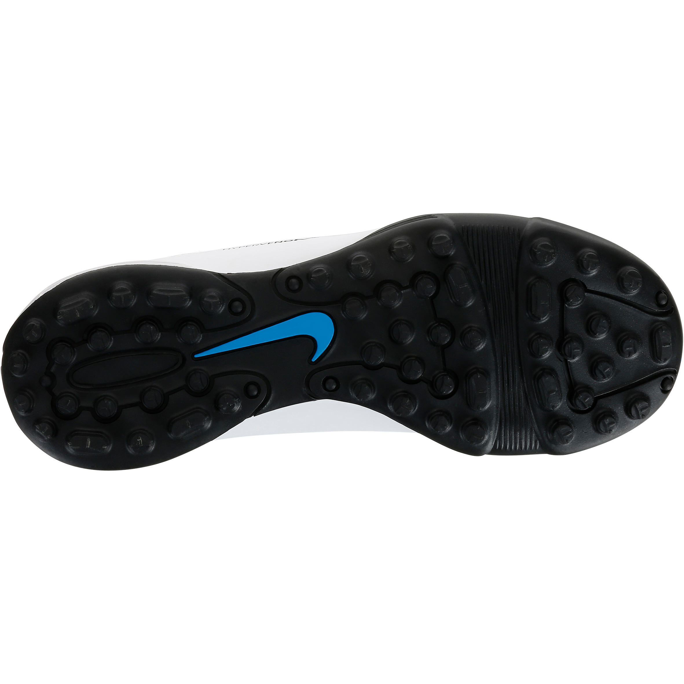 Hypervenom Phade Turf Kids Football Trainers White 7/8