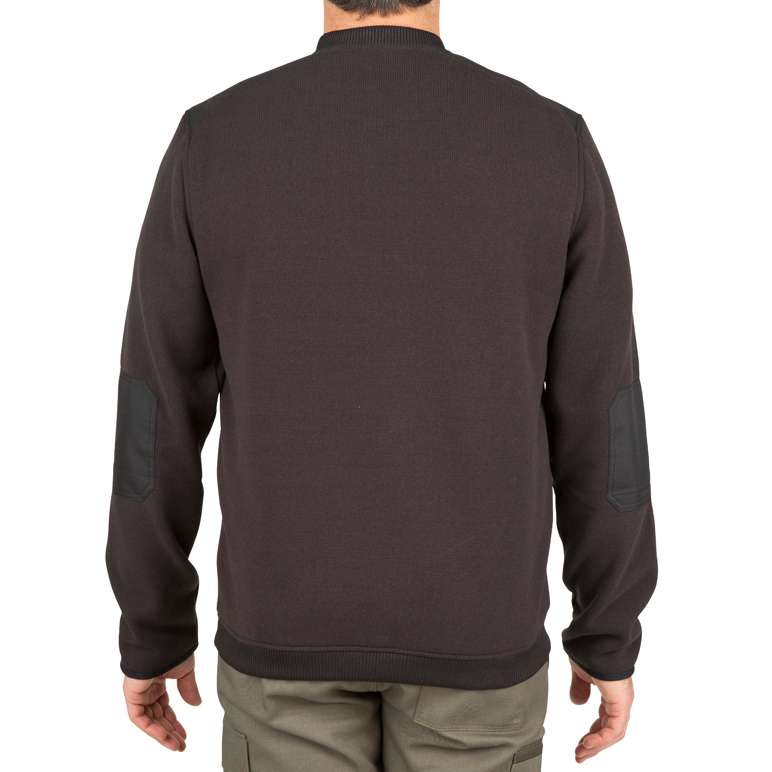 Jersey Caza Solognac 500 Hombre Calido Negro 2/6