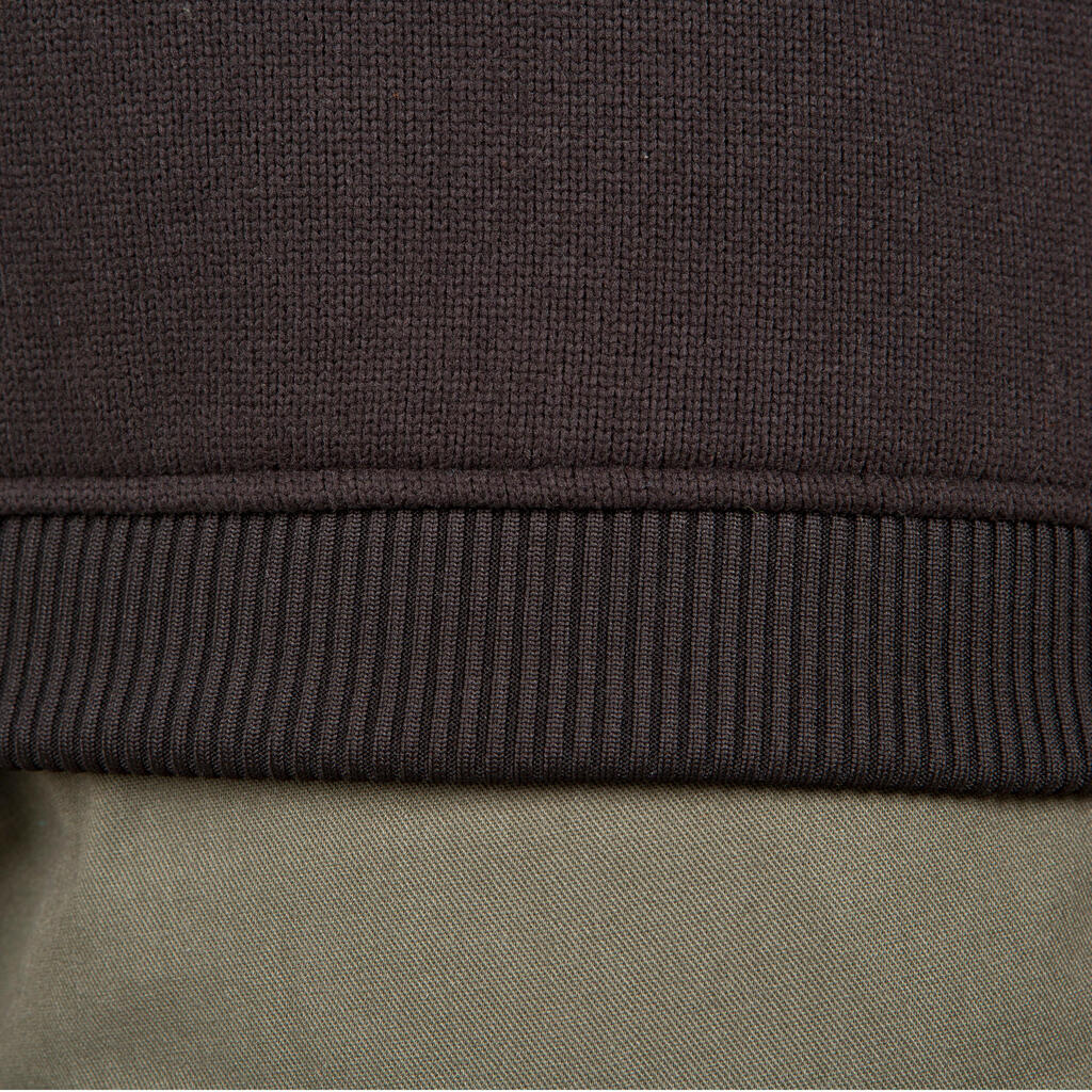 Pullover for Cold Weather - Brown