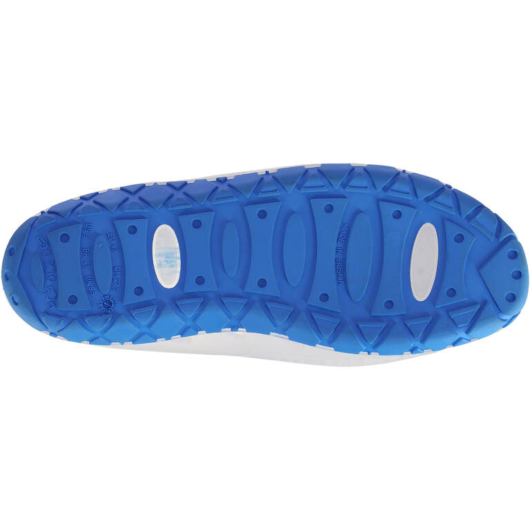 Aquafun aquafitness shoes White Blue Decathlon