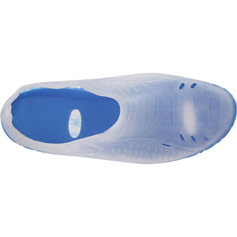 Aquafun aquafitness shoes White Blue Decathlon