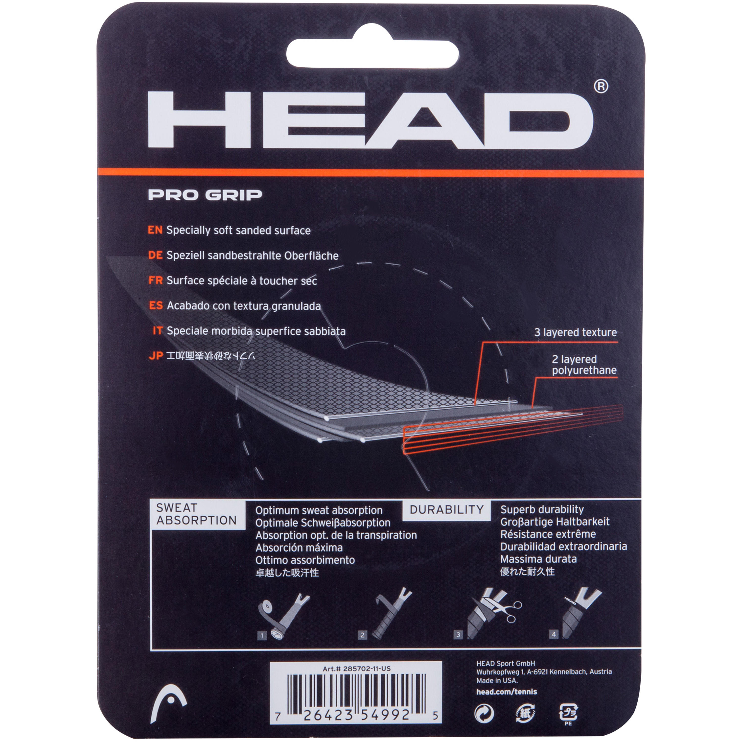 HEAD Vrchná omotávka na tenisovú raketu Pro Grip modrá ...... · záber 3