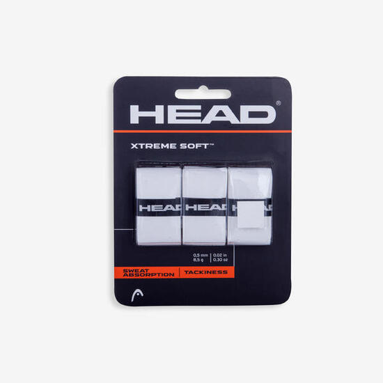 Griffband Tennisschläger Overgrip Xtreme Soft weiss