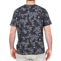 T-shirt manches courtes chasse 100 camouflage gris