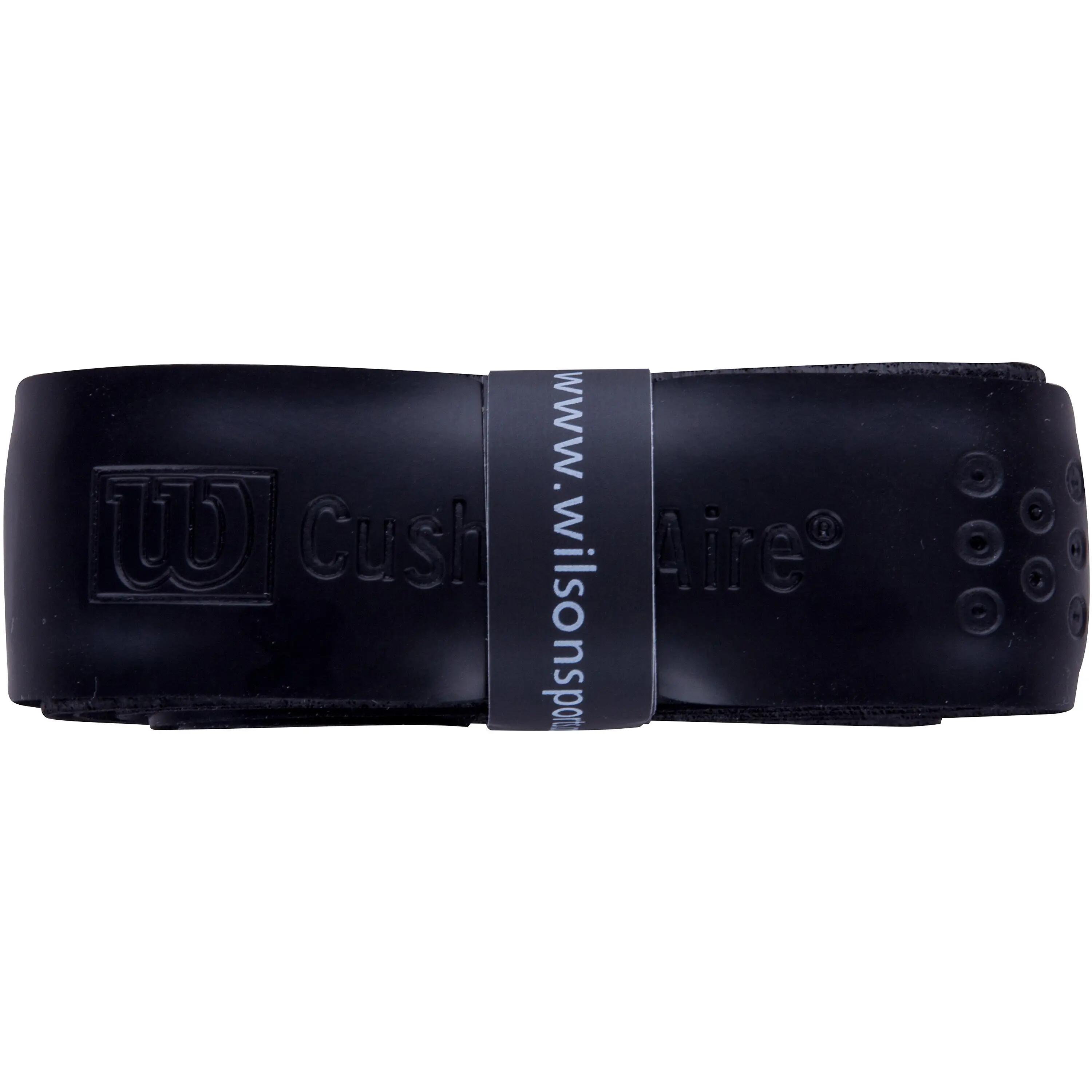 Teniszütő grip CUSHION AIR SPONGE, fekete  3/6