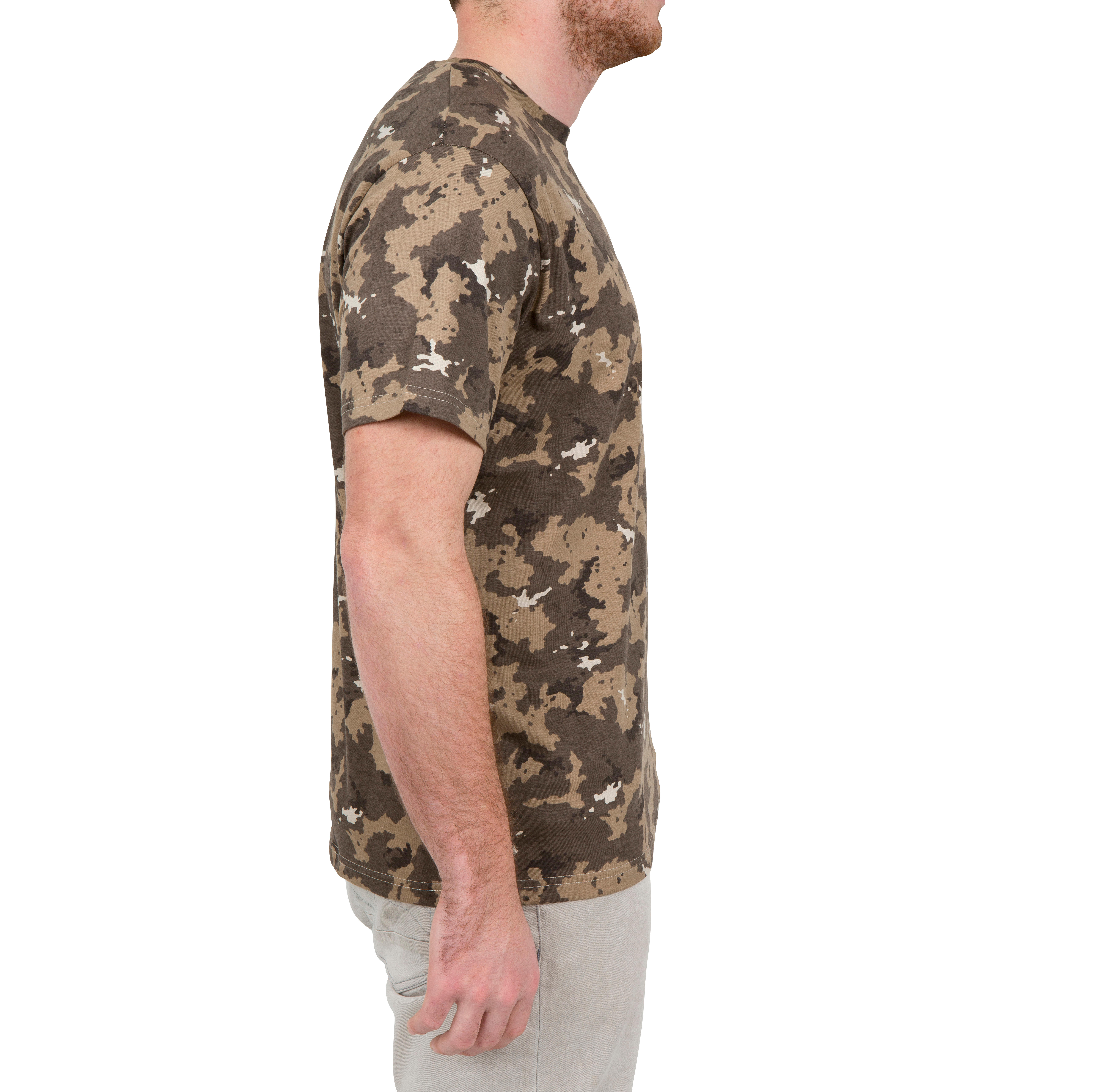 Camiseta Solognac SG 100 Hombre Adulto Manga Corta Camuflaje Marron Beige -  Decathlon